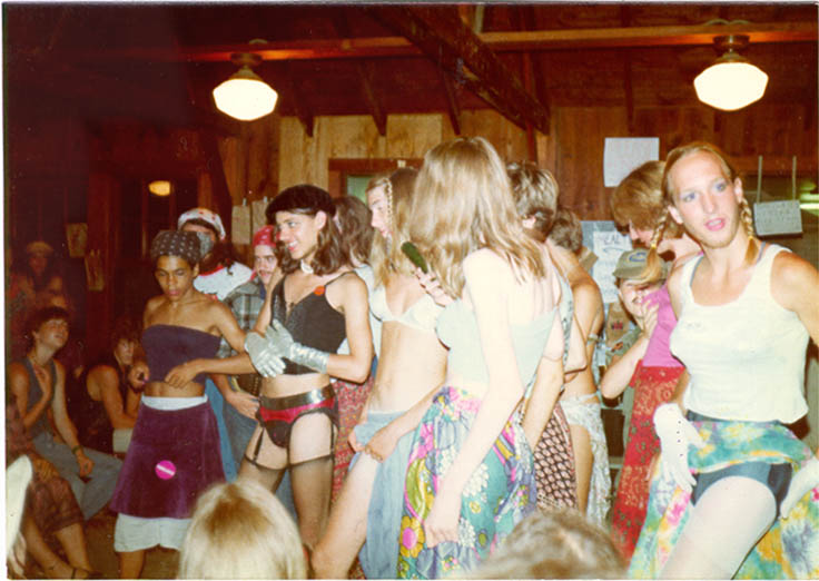 Mr. Ugly Contest - Con Con '81 - The Judging.  photo copyright 1981 brian oelberg