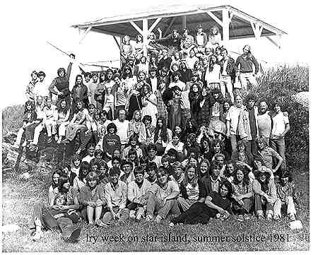 Group Shot, Star Island LRY Week,  Summer Solstice, 1981 **Click for Enlarged Version**
