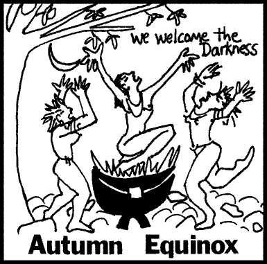 the death crones Autumn Equinox copyright �86, 1998 flaming crones