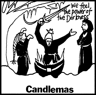 the death crones Candlemas copyright �86, 1998 flaming crones