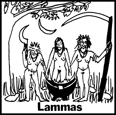 the death crones Lammas copyright 1986, 1998 flaming crones 