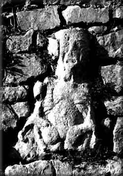 The Watergate Sheela  -  Photo courtesy of Joe Kenny and The Fethard Historical Society - Co. Tipperary, Ireland.  {click to go there}